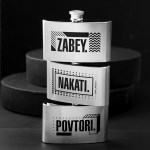 Фляжка 3в1 «Забей. Накати, Повтори» 270 мл арт.5383327