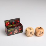 Кубики для эротических игр «Позы 18+» набор 2 шт арт.5441656