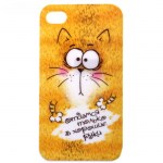 Крышка для I Phone 4, 4S «Йошкин кот»